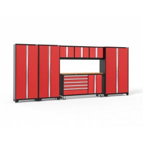 Bold Series Red 7 Piece Set (30" Locker, LWWW, XP, 62" BAM) - New Age Products 56341
