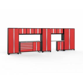 Bold Series Red 11 Piece Set (XP, LWWB, LWWW, 48" SS, 62" SS) - New Age Products 56450