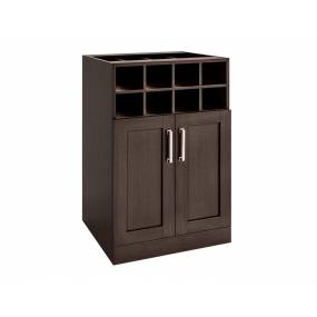 Home Bar Series 21 in. Espresso Wine Storage Cabinet - New Age Products 61423