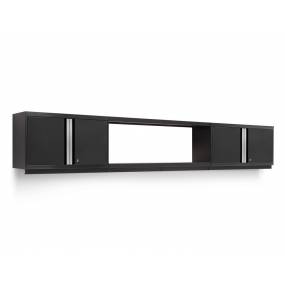 Pro 3.0 Black 3 Piece Set (2x42" W, 56"Integrated Shelf-Black) - New Age Products 64337