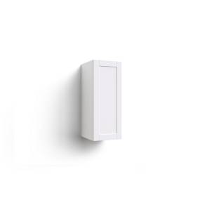 Home White Single Door Wall Cabinet, Right, 12 Inch - New Age Products 81022