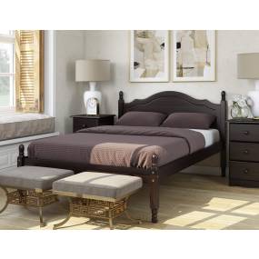 100% Solid Wood Reston Full Bed, Java - Palace Imports 1446