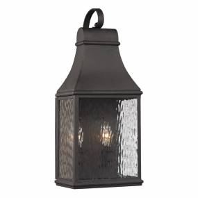 Forged Jefferson 19'' High 2-Light Outdoor Sconce - Charcoal - Elk Lighting 47071/2