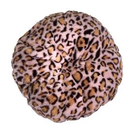Precious Tails Leopard Crown Bed - Precious Tails E1715LEO-PNK