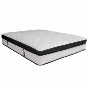 Capri Comfortable Sleep 12 Inch Memory Foam and Pocket Spring Mattress, Full in a Box -Flash CL-BT33PM-R12M-F-GG