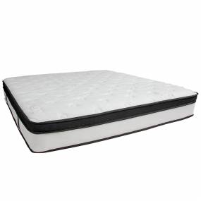Capri Comfortable Sleep 12 Inch Memory Foam and Pocket Spring Mattress, King in a Box -Flash CL-BT33PM-R12M-K-GG