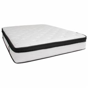 Capri Comfortable Sleep 12 Inch Memory Foam and Pocket Spring Mattress, Queen in a Box -Flash CL-BT33PM-R12M-Q-GG