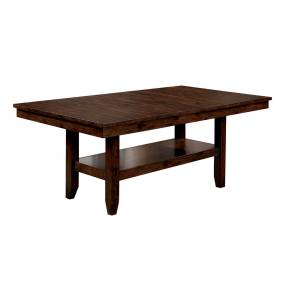 Geo Transitional Open Shelf Dining Table - Furniture of America IDF-3152T