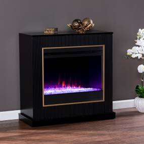 Crittenly Color Changing Electric Fireplace - SEI Furniture FC1137759