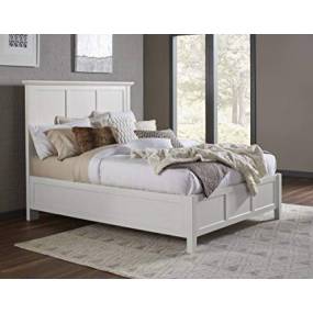 Paragon Full-size Panel Bed in White - Modus 4NA4L4