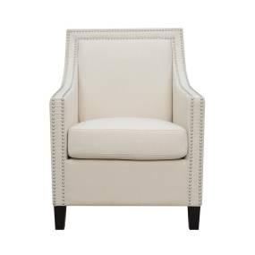 Carmen Upholstered Accent Chair with Arms, Beige - New Ridge U3671-05-09