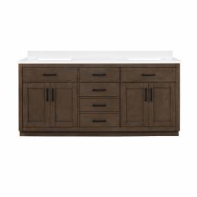 OVE Decors Bailey 72 in. Double sink Bathroom Vanity in Almond Latte with Power Bar - Ove Decors 15VVA-BAIL72-059GF