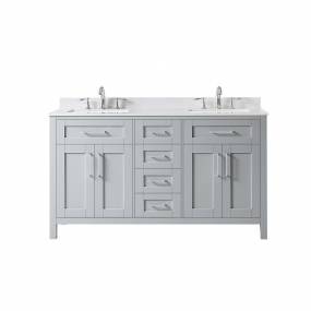 OVE Decors Tahoe 60 Dove Grey Vanity with Yves Cultured Marble Countertop - Ove Decors 15VVA-TAHO60-039FY