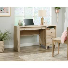 Willow Place Single Ped Desk in Pacific Maple - Sauder 425282