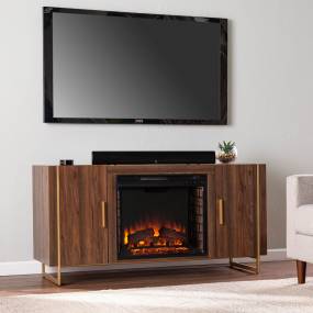 Dashton Electric Fireplace w/ Media Storage - SEI Furniture FE1138156