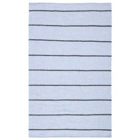Jaipur Living Corbina Handmade Stripes Light Blue/ Gray Area Rug (8'10"X11'9") - RUG143117