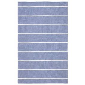 Jaipur Living Corbina Handmade Stripes Blue/ Ivory Area Rug (5'X8') - RUG143123