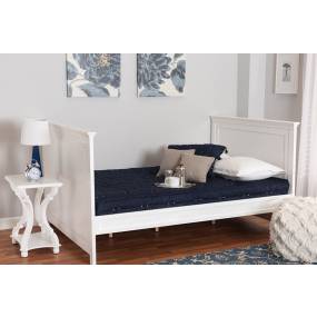 Baxton Studio Ceri Classic and Traditional White Finished Wood Full Size Daybed - Wholesale Interiors Ceri-White-Daybed-Full