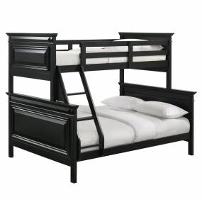 Trent Twin over Full Bunk Bed in Antique Black - Picket House Furnishings CY800TFB