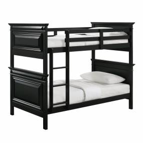 Trent Twin over Twin Bunk Bed in Antique Black - Picket House Furnishings CY800TTB