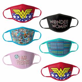 Wonder Woman Kids Face Masks - 6pk - HCGMP2827