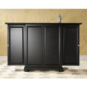 Alexandria Expandable Bar Cabinet Black - Crosley KF40001ABK