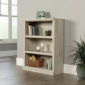 Miscellaneous Storage 3-Shelf Bookcase in Chalked Chestnut - Sauder 423032