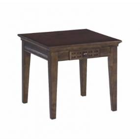 Casual Traditions End Table in Walnut - Progressive Furniture P107T-02