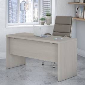 Office by kathy ireland® Echo 60W Credenza Desk in Gray Sand - Bush Furniture KI60206-03