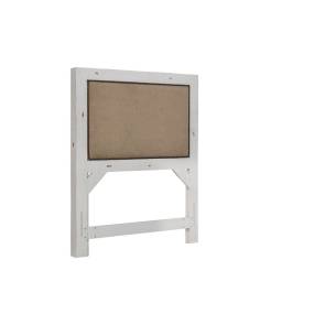 Willow Twin Upholstered Headboard in Distressed White - Progressive Furniture P610-25
