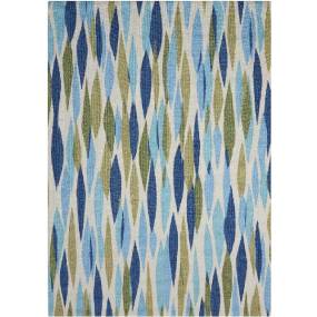 Waverly Sun & Shade "Bits & Pieces" Seaglass Indoor/Outdoor Area Rug by  - Nourison SND01