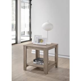 Barry End Table in Dark Taupe - Progressive Furniture T177-04