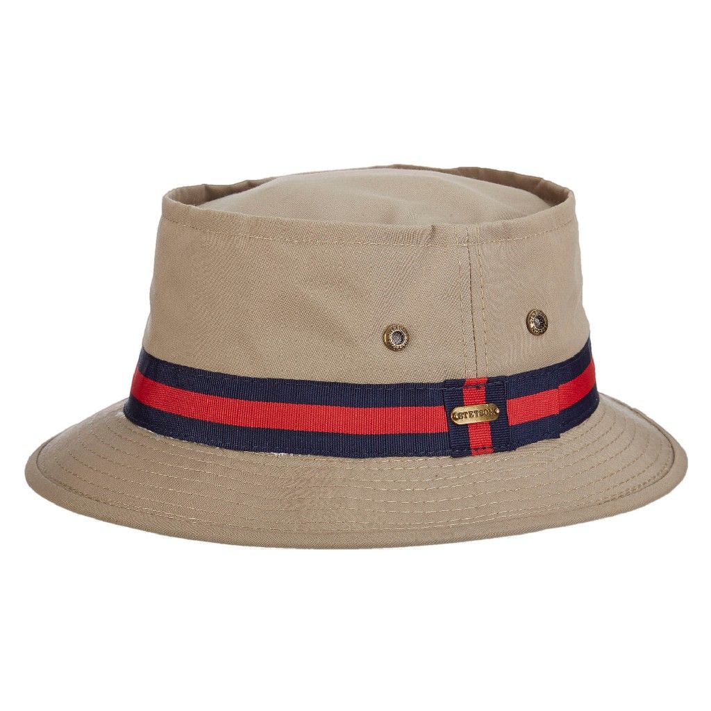 Stetson Mens Fairway Bucket Hat Hat - STC170-KAKI5