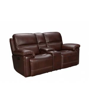 Sedrick Power Reclining Console Loveseat With Power Head Rests - Barcalounger 24PH3664372388