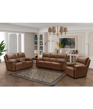  Sedrick Power Reclining Sofa With Power Head Rests - Barcalounger 39PH3664372185