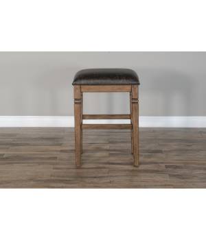 Doe Valley Backless Stool w/ Cushion Seat - Sunny Designs 1430BU-30