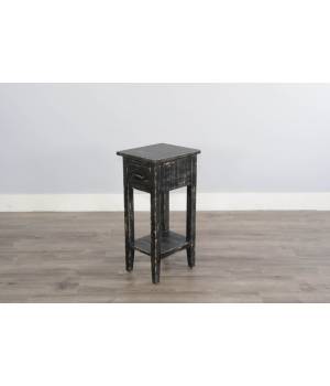 Black Sand Chair Side Table - Sunny Designs 2077BS