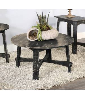 Marina Black Sand Coffee Table - Sunny Designs 3172BS-C