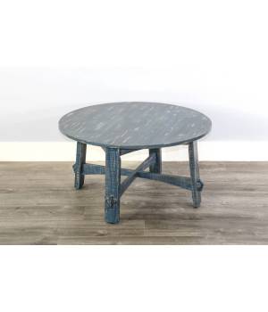 Marina Ocean Blue Coffee Table - Sunny Designs 3172OB-C