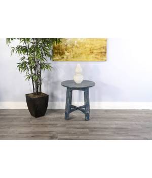 Marina Ocean Blue End Table - Sunny Designs 3172OB-E