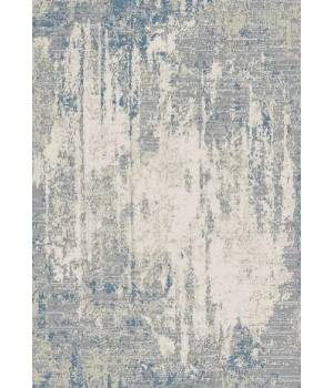 Luxe Weavers Florance Collection 86572 Blue 8x10 Modern Area Rug - 86572 Blue 8x10