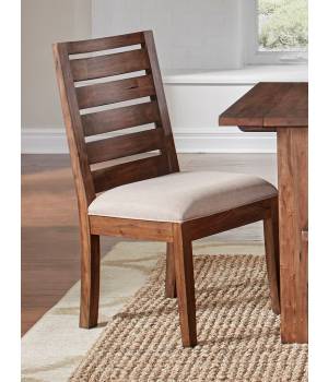 Anacortes Ladderback Side Chair with Upholstered Seating - A-America ANASM2452