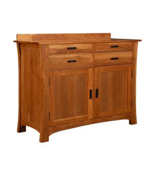 Cattail Bungalow Sideboard, Warm Amber Finish - A-America CATAM9010
