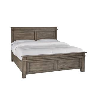 Glacier Point King Panel Bed, Greystone Finish - A-America GLPGR5130