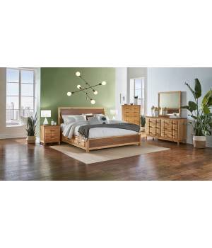 Modway King Panel Storage Angled Bed - A-America MOWWW5131