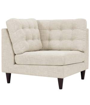 Empress Upholstered Fabric Corner Sofa - East End Imports EEI-2610-BEI