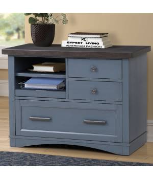 Americana Modern - Denim Functional File with Power Center - Parker House AME342F-DEN
