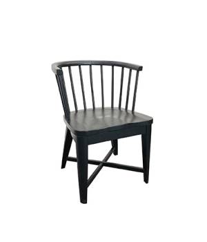 Americana Modern Dining Dining Chair Barrel (2/CTN Sold in pairs) - Parker House DAME2118-BLK