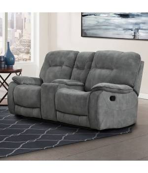 Parker Living Cooper - Shadow Grey Manual Console Loveseat - Parker House MCOO822C-SGR