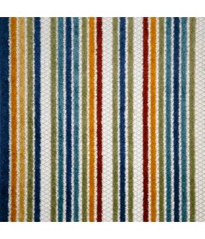 Leick Home 595009 Blithe Colorful Line Indoor Outdoor Area Rug Runner 2'x8' - Leick Furniture 595009